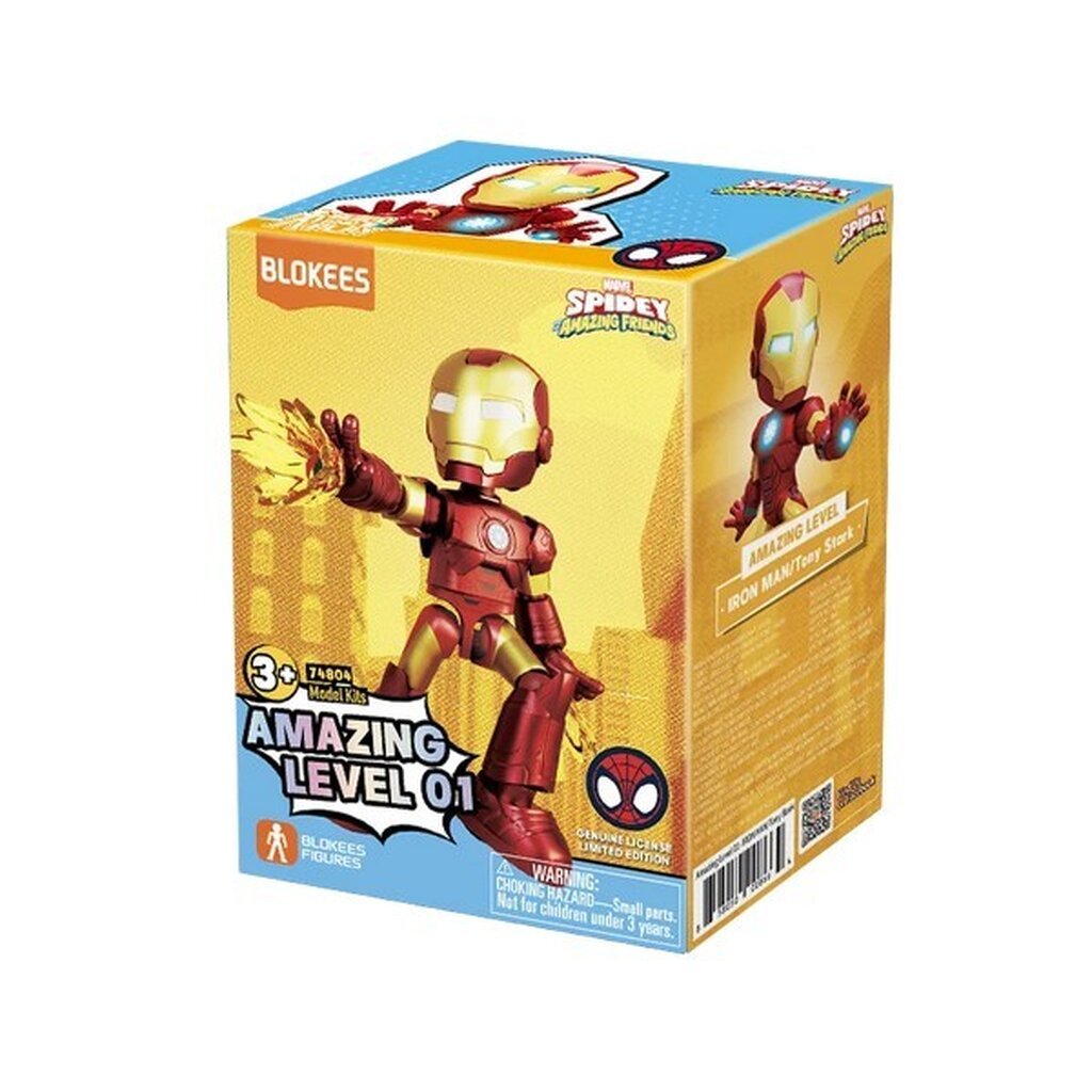 Blokees Spidey And Friends 74802 Amazing Level 01 Iron Man Tony Stark 858050008664 (Plastic Model)