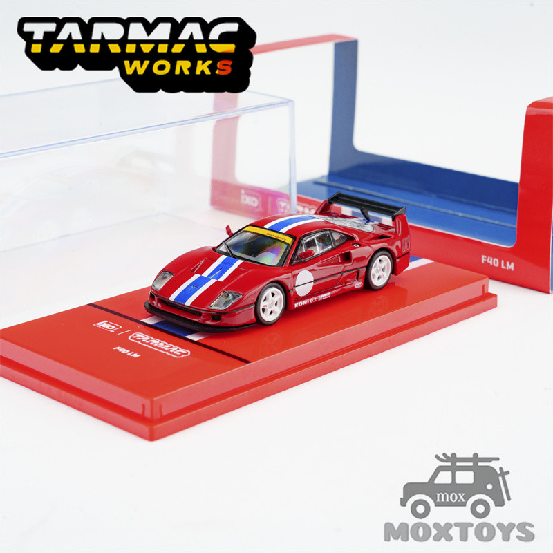 Tarmac Works TW 1:64 F40 LM Red รถโมเดลDiecast
