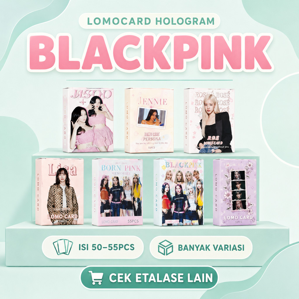 [TS CPOP] BL4CKP!NK GRUP HOLOGRAM LOMOCARD GLITTER KPOP RANDOM | การ์ด LOMO ภาพถ่าย KPOP FANMADE UN0