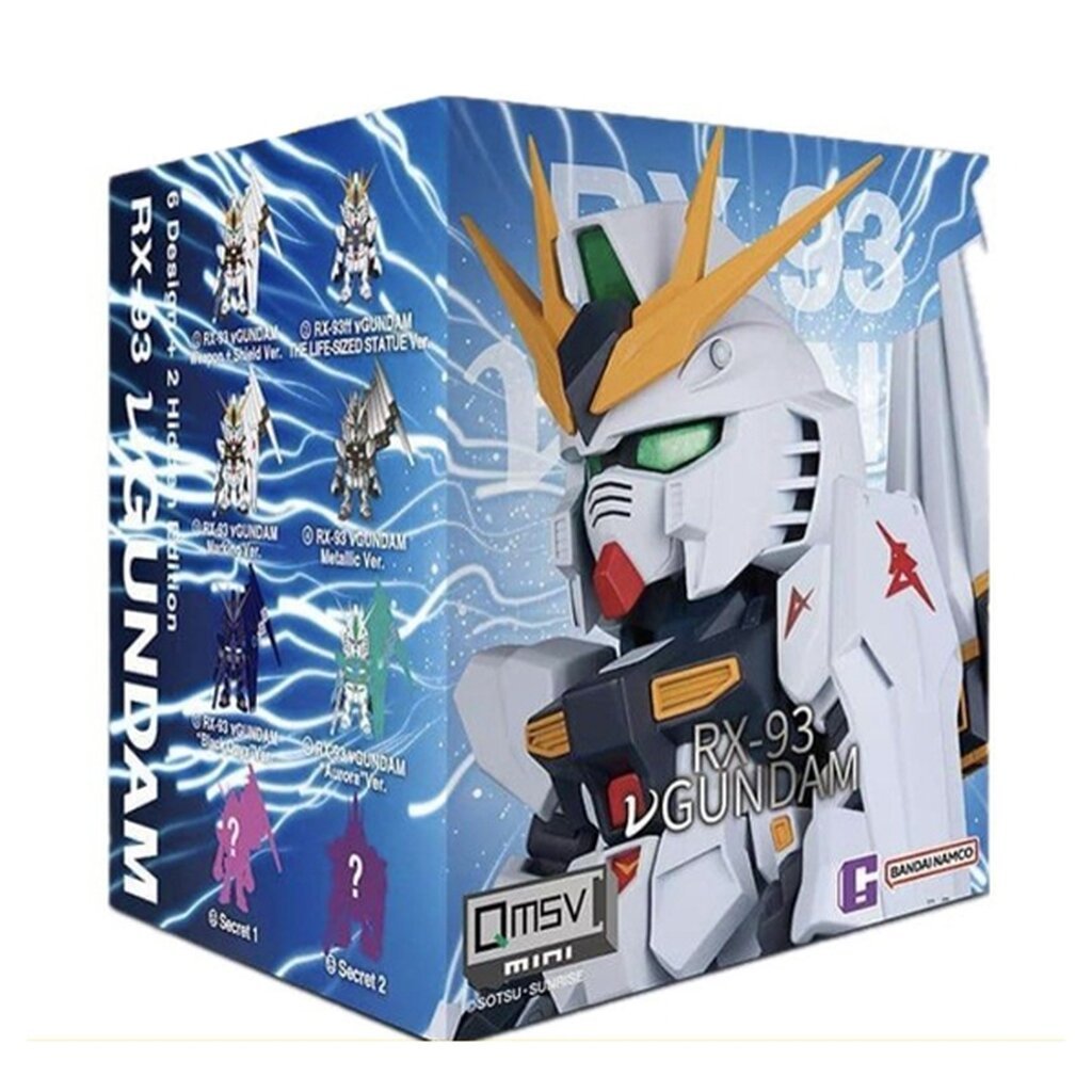 Bandai (สุ่ม 1 / จาก 8 แบบ) QMSV MINI RX-93 Nu Gundam 6974913233340 (Figure)