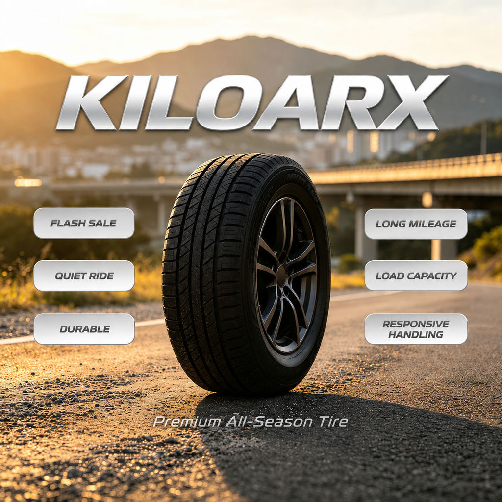 Kiloarx 205/55r16 4 ชิ้น Heavy Duty Cargo Carrier ตารางยางสําหรับ Urban Ride
