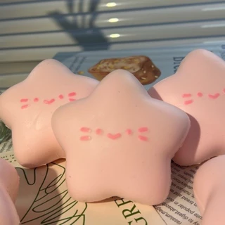 Squishy จําลองเค้กสีชมพูของเล่นบีบ Fidgets ของเล่นช้า Rising Squishy ความวิตกกังวล Antistress Squishy ของขวัญเด็ก