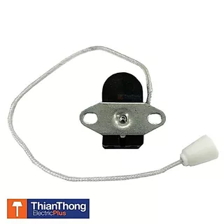 สวิตซ์กระตุก แบบเชือก สวิตซ์ดึงเปิดปิดหลอดไฟ Pull Switch 2A 250V