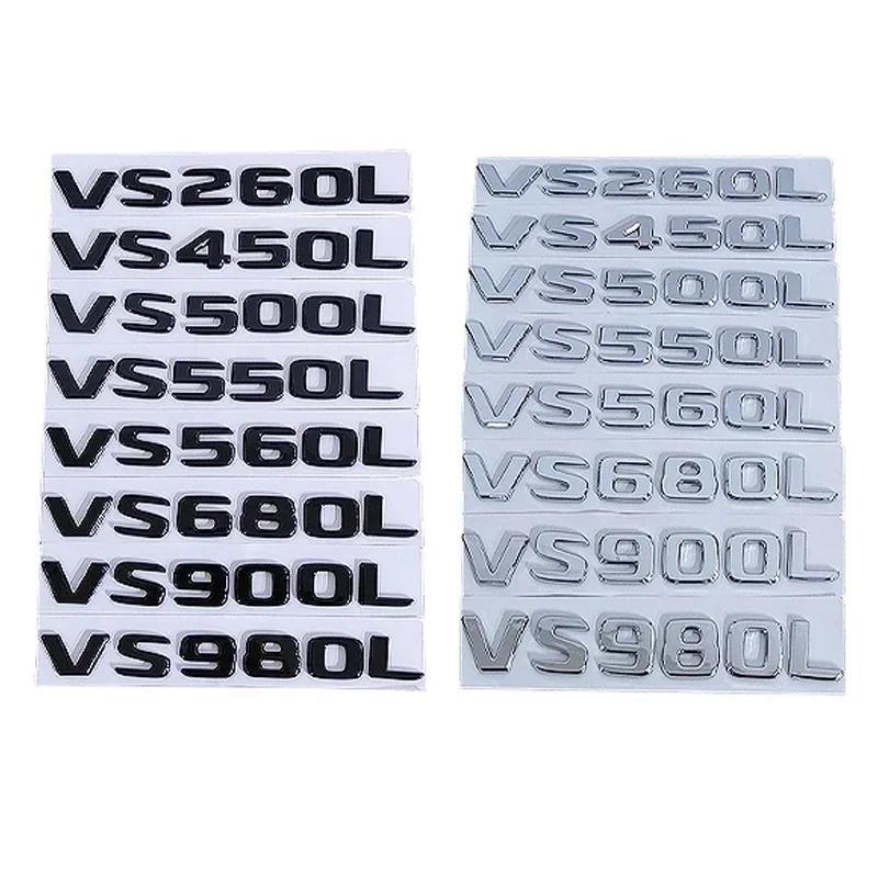 ABS รถสัญลักษณ์สติกเกอร์ป้ายด้านหลังสําหรับ Mercedes Benz VS260L VS450L VS500L VS550L VS560L VS680L 