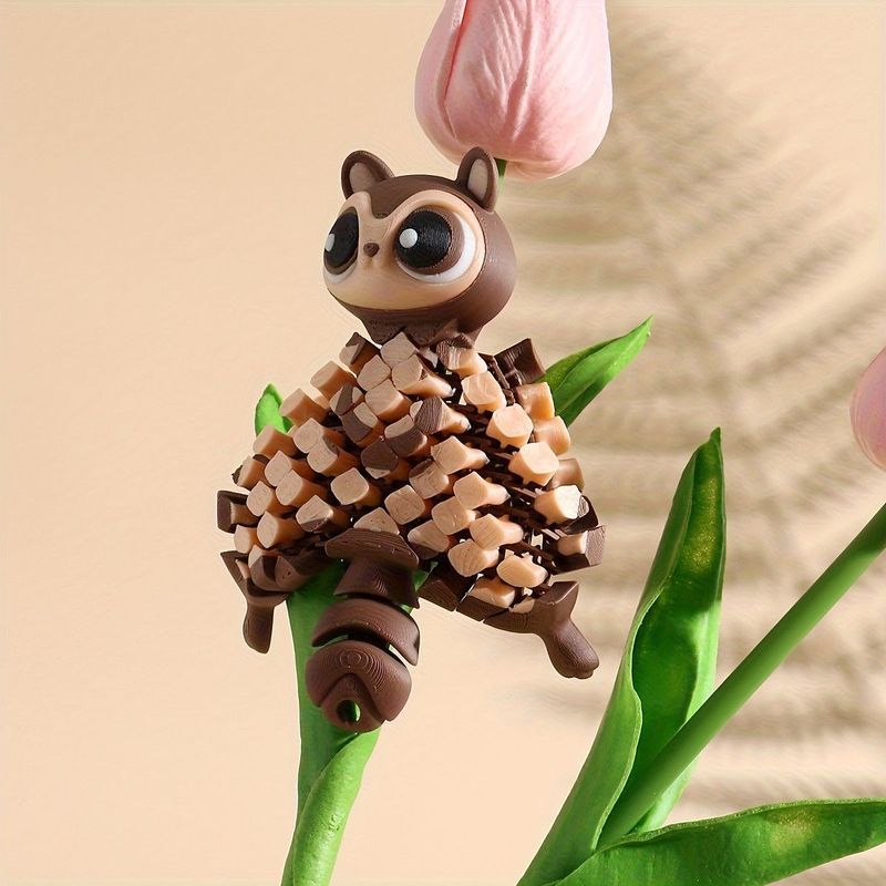 น้ําผึ้ง-ถุง Weasel Joint เคลื่อนย้ายได้เครื่องประดับ 3D การพิมพ์จําลอง Weasel Weasel รุ่นสร้างสรรค์