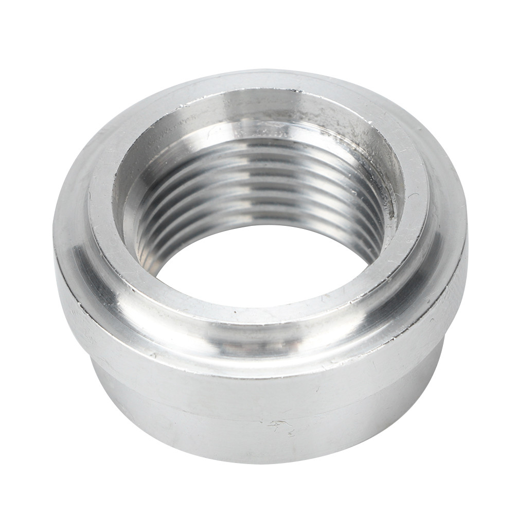 Tbest 10AN O แหวน -10AN ORB หญิงเชื่อม Bung อลูมิเนียม AN10 7/8-14 ด้าย 1.365in OD 0.700in สูง 1.00i