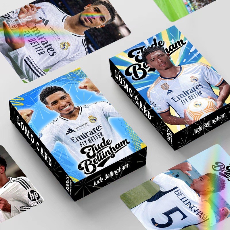 Jude Bellingham Laser Photocard Lomo Card โปสการ์ด 30 ชิ้น/กล่อง