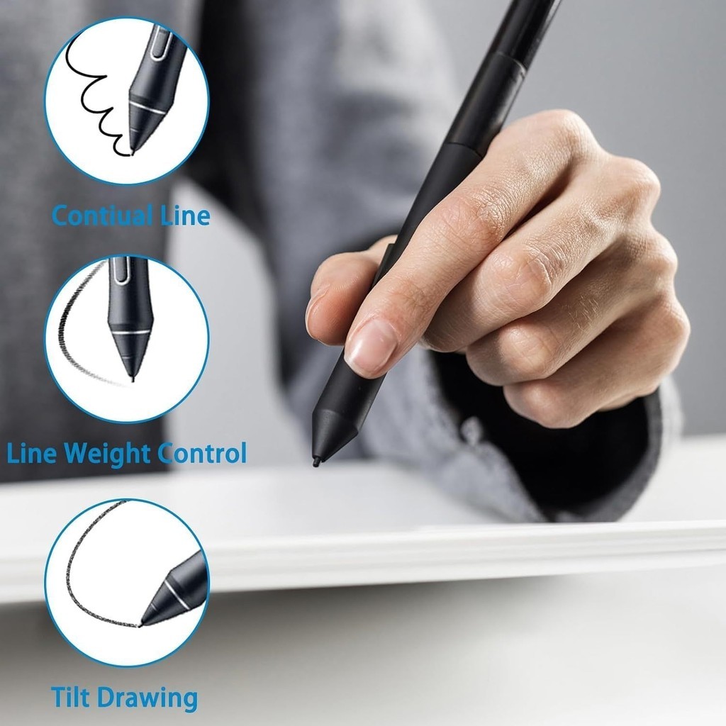 Wacom Pro Pen Replacement Nibs - 10 แพ็คสําหรับ Intuos/MobileStudio/Cintiq Pro