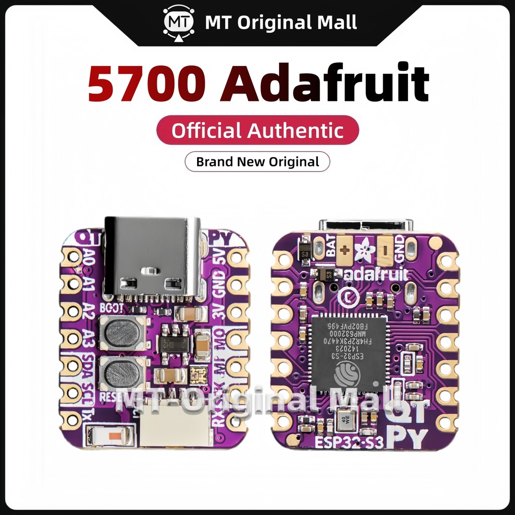 5700 Adafruit QT Py S3 พร้อม 2MB PSRAM WiFi Dev Board พร้อม STEMMA QT