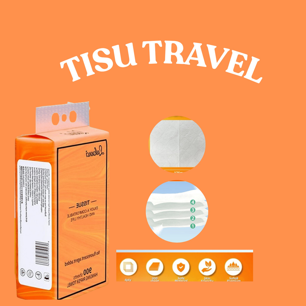 แขวน TISSUE PULL FROM THE BOTTOM EASY KITCHEN TISSUE แขวน มอก.SUE 4 ชั้น TICK KITCHEN TISSUE / ทิชชู