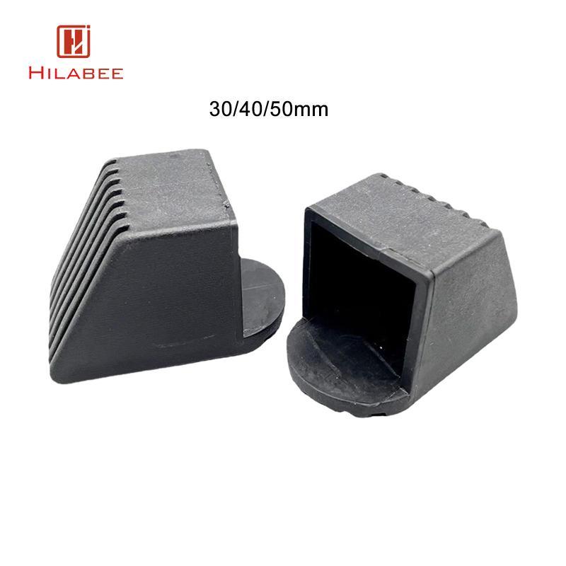 HILABEE 2 Square End Caps สําหรับอุปกรณ์ออกกําลังกายเปลี่ยนการฝึกอบรมป้องกันอุปกรณ์ออกกําลังกาย Squa