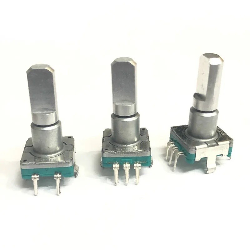 1 ชิ้น EC11 EC11E15244G1 Rotary Encoder 30 ตําแหน่ง 15 Pulse พร้อม Push Switch 5-pin Shaft 25 มม.นํา
