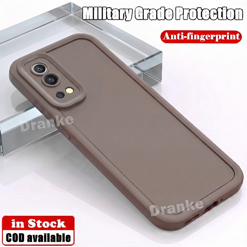 สําหรับ OnePlus Nord 2 5G DN2101 DN2103 การออกแบบล่าสุดเสริมกันกระแทก Micro-frosted Matte เคสซิลิโคน