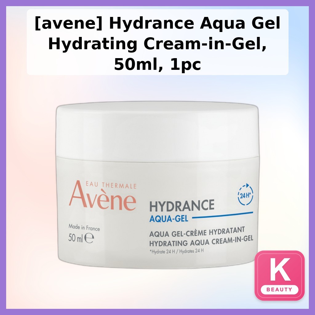 [avene] Hydrance Aqua Gel Hydrating Cream-in-Gel, 50ml, 1pc / Korean Moisturizer / Lightweight Gel b