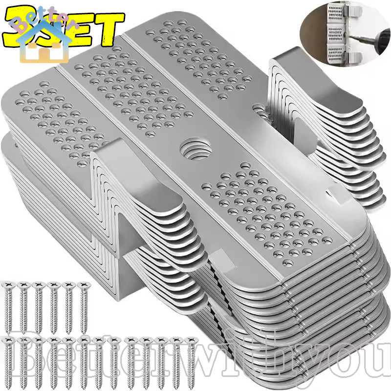 [Cozy Hamen] Damaged Drywall Edges Hold Clips - Multi-Scenario Sheetrock Wall Hole Repair Clamp Hard