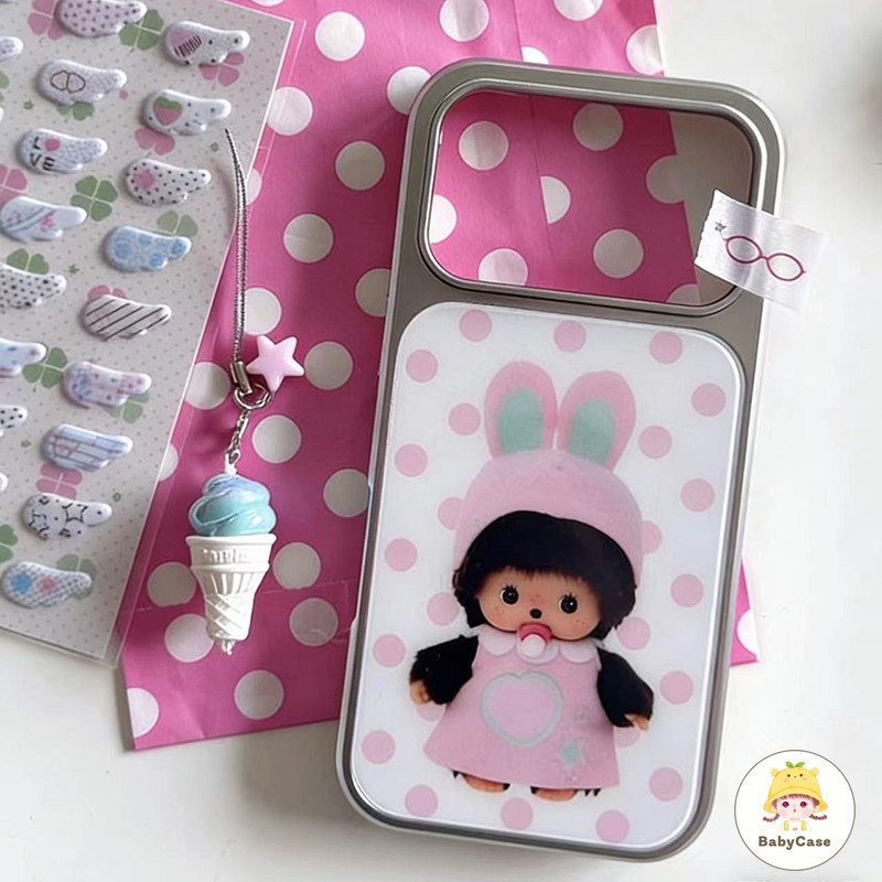 ที่ครอบโทรศัพท์สีชมพูลายจุดน่ารักสดใส เคสไอโฟน17 IPhone 11 16 15 12 13 14 Pro Max Air 8 15 7 16 Plus XR X XS MAX