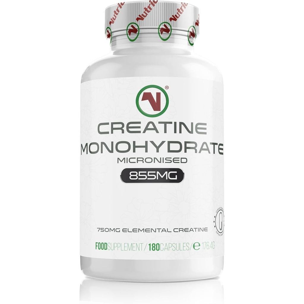 Creatine Monohydrate Capsules – Pre Workout & Post Workout สําหรับประสิทธิภาพกล้ามเนื้อและการกู้คืน 