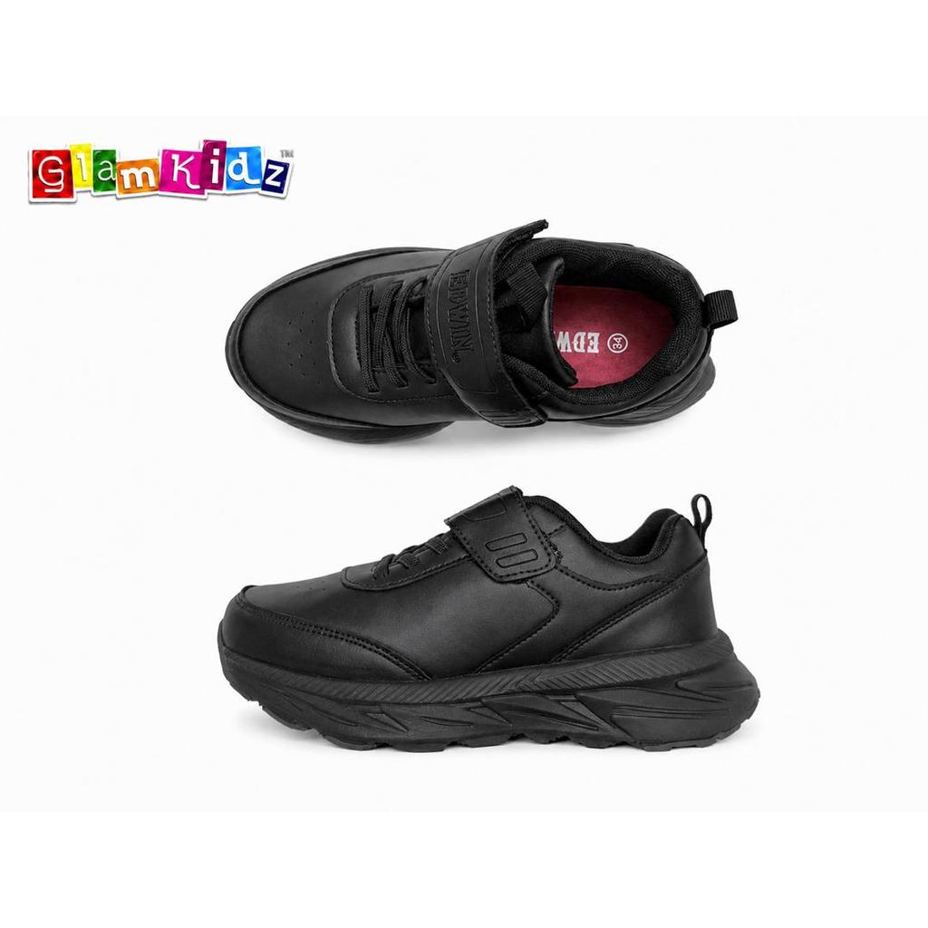 Edwin Black School Shoes / Kasut Sekolah Hitam Edwin EW3038 EW3041