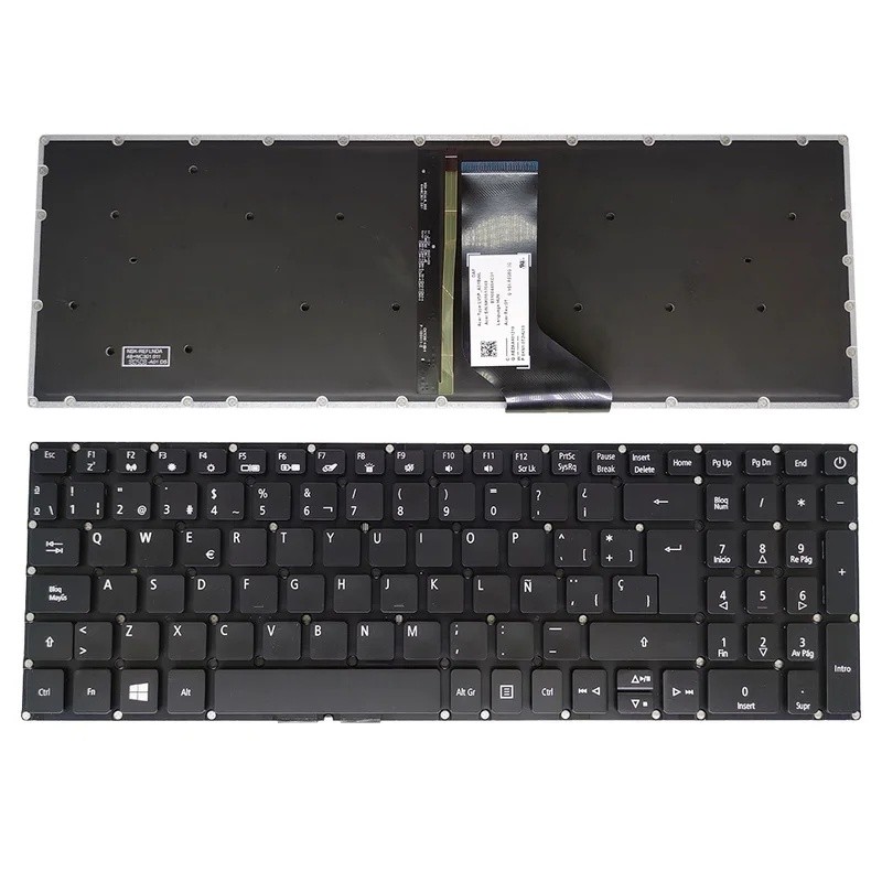 US PT-BR บราซิลสเปน Backlit คีย์บอร์ดสําหรับ Acer Aspire 5 A515-51 A515-51G -32LL 515J 626Y -5F6 58V