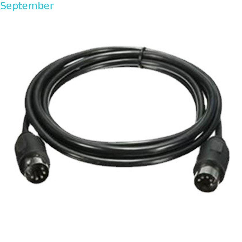 SIPTEMBER MIDI DIN สายไฟ MIDI DIN 5PIN Synthesizer DIN ปลั๊ก 5 Pin Double Headed 5PIN ชายชายสายต่อขย