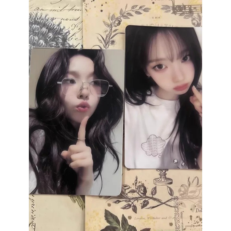 Aespa aespa aespa Photocard 25 การ์ดวันเกิด karina Winter Grapefruit