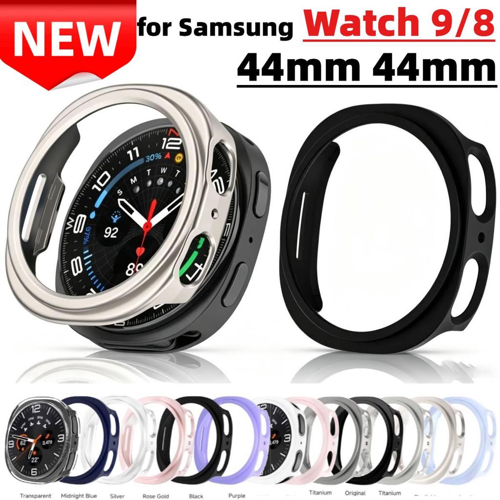 Hollow PC สําหรับ Samsung Galaxy Watch 9 44 มม.นาฬิกา 8 40 มม.ป้องกันหน้าจอกันชนสําหรับ Samsung Watch 8 ฝาครอบ