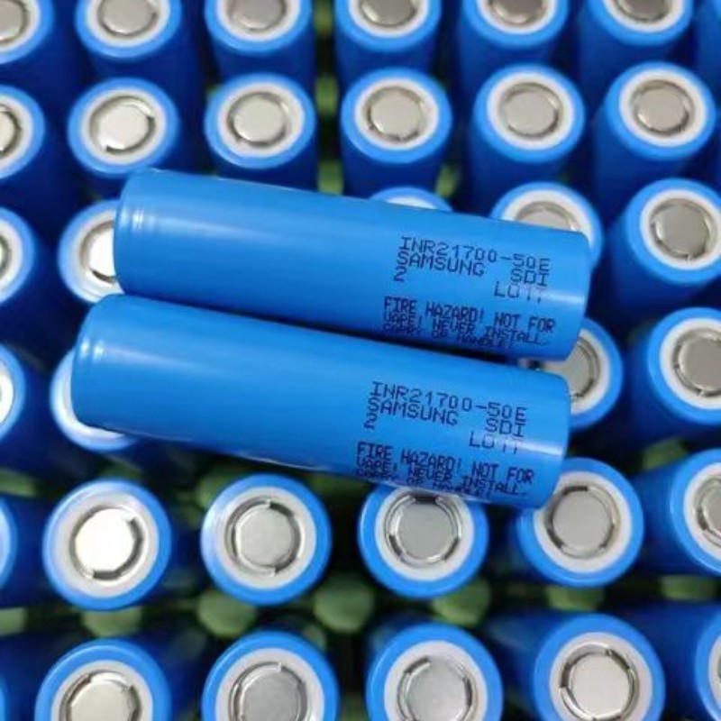 ยี่ห้อใหม่ Samsung INR21700 50E แบตเตอรี่ลิเธียม 5,000mAh ไฟฉายความจุขนาดใหญ่เครื่องมือแบตเตอรี่