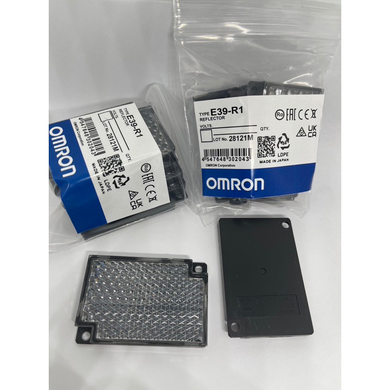 แท้ E39-R1 รีเฟล็กเตอร์  E39-R1 E39-R1S Reflector for Sensor แผ่นสะท้อนแสงสำหรับเซนเซอร์ตรวจจับวัตถุ