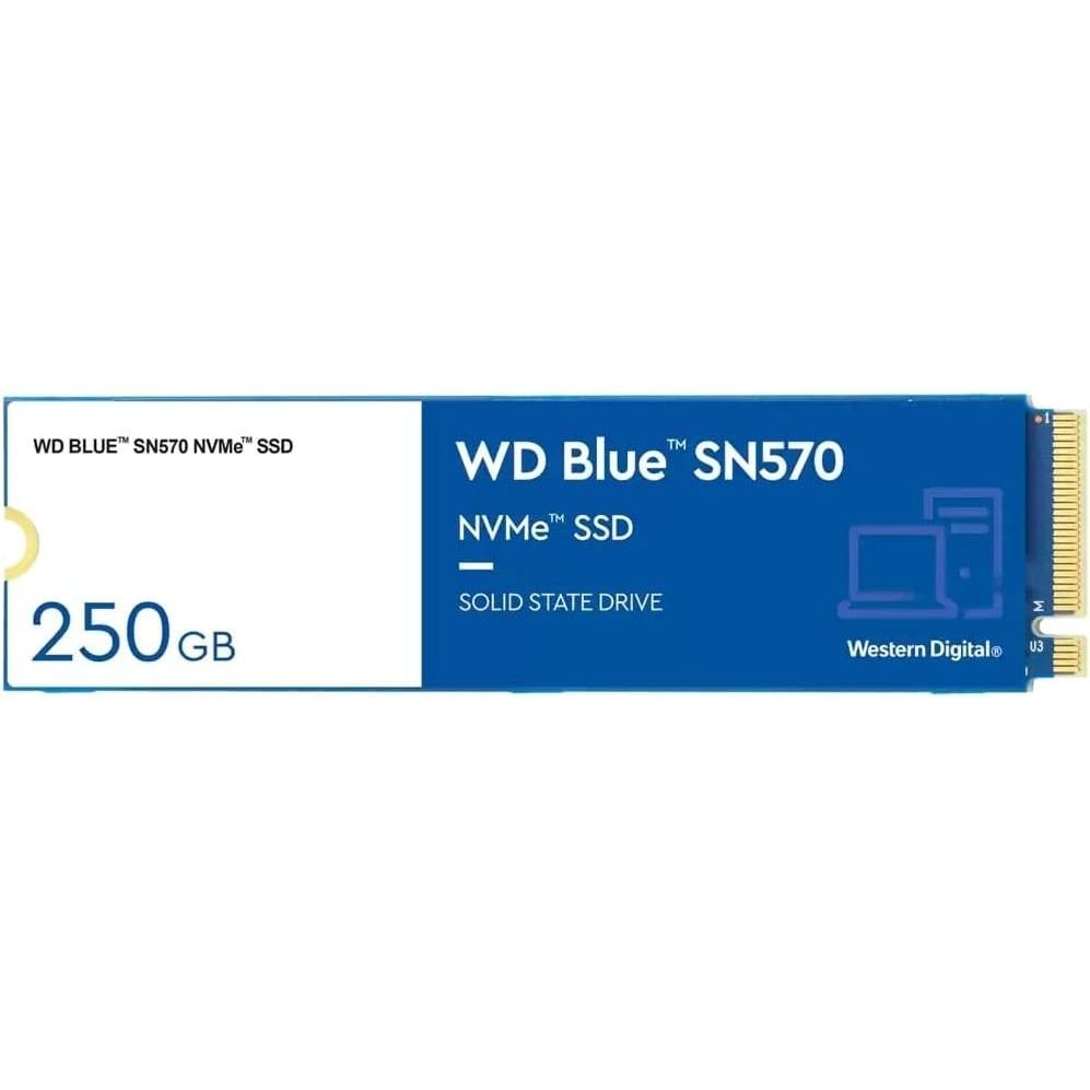 Western Digital 1TB WD Blue SN570 NVMe ไดรฟ์ Solid State ภายใน SSD - Gen3 x4 PCIe 8Gb/s, M.2 2280, ส