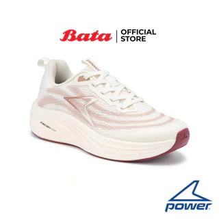 Bata บาจา Power รองเท้าวิ่งออกกำลังกาย แบบผูกเชือก สำหรับผู้หญิง รุ่น ENERGY RIPPLE สีเบจ 5908002 สีดำ 5906002