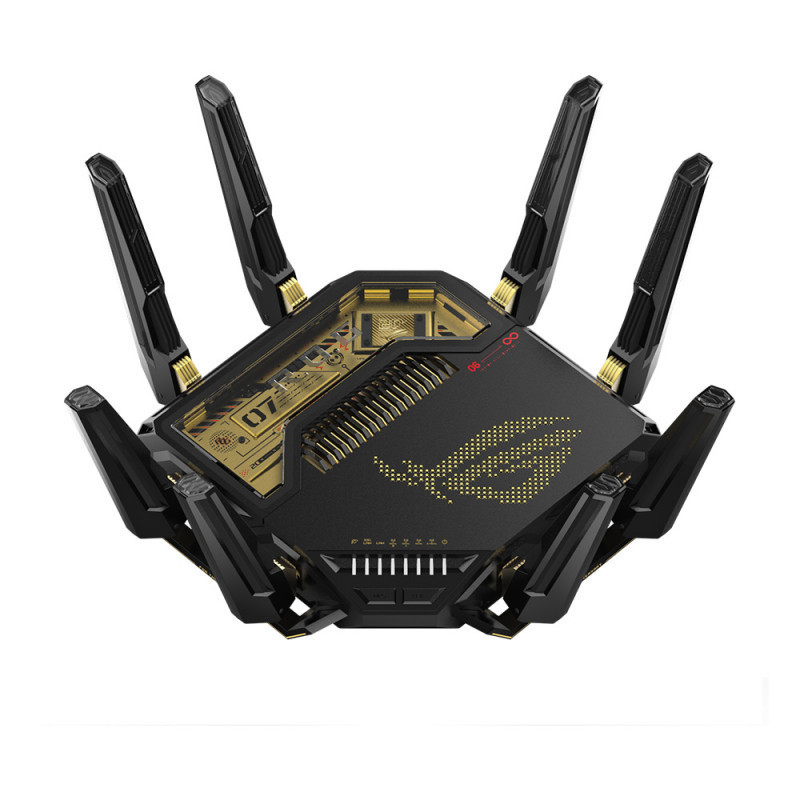 ASUS Gaming Router เราเตอร์เกมมิ่ง ROG GT-BE98 Pro WiFi 7 รุ่น 20 ปี สีดำทอง