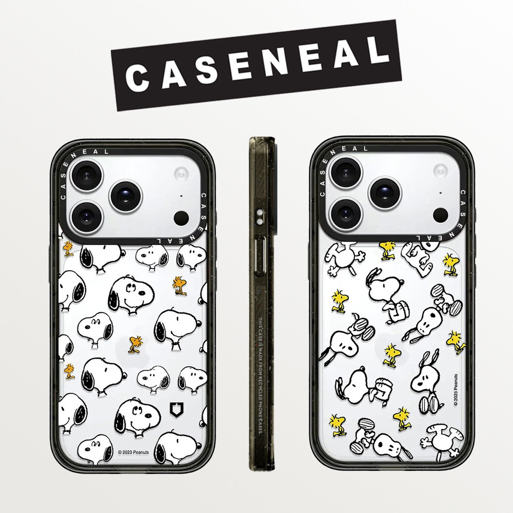 Drop proof โปร่งใส CASENEAL เคสโทรศัพท์ใสสําหรับ iPhone 17ProMax 17pro 17 16promax 13 15promax 14promax 13promax น่ารัก Snoopy เคสแข็งอะคริลิค iPhone 11 กรณีคุณภาพสูง