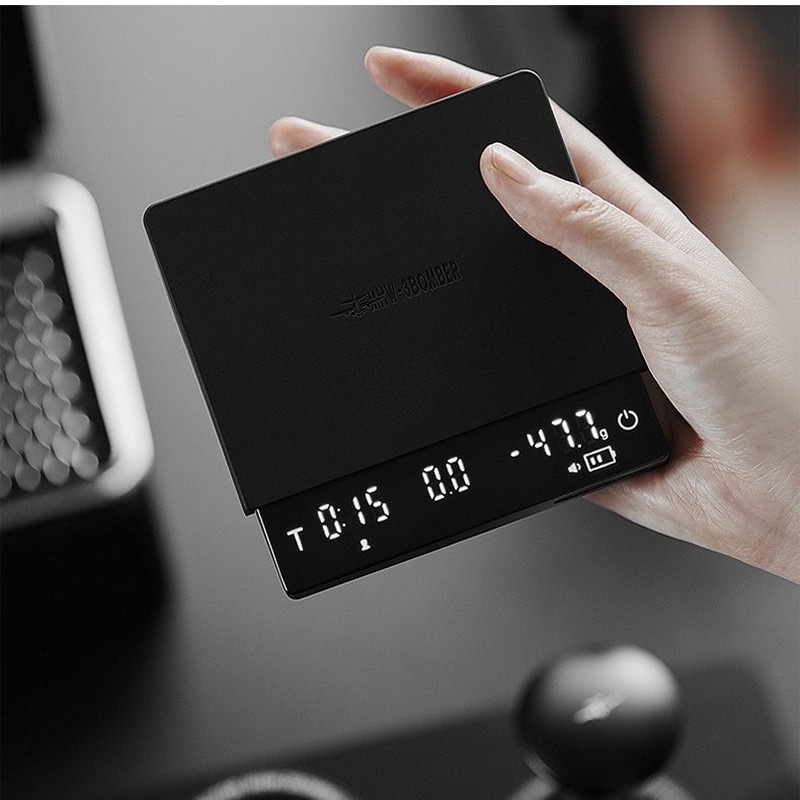 MHW-3BOMBER Bomber Little Rubiks Cube 3.0 Coffee Electronic Scale Italian Hand Brew Coffee Bean Weig