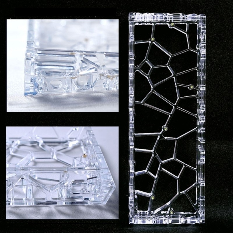 Gonna Clear Keyboard Case Shell สําหรับ GH60 GT60 Builds พร้อมแผ่นดิฟฟิวเซอร์