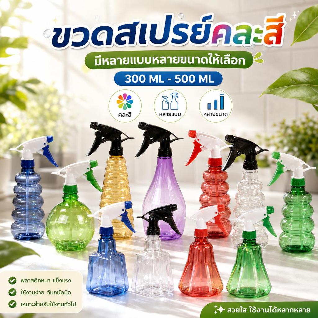 ยกโหล 12 ชิ้น กระบอกฉีดน้ำ Foggy Spray กระบอกพ่นยา ฟ๊อกกี้ สเปร์ย ที่ฉีดน้ำ รีดผ้า มีหลายขนาดใ้ห้เลือก