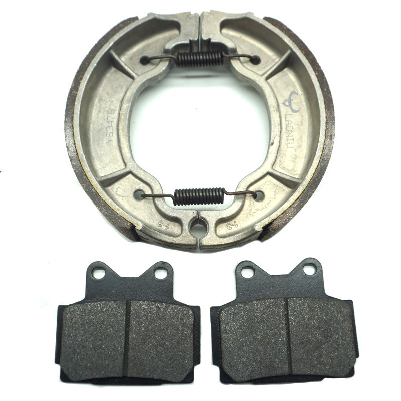 รถจักรยานยนต์ด้านหน้าด้านหลังเบรคชุดรองเท้าสําหรับ YAMAHA RZ125 1986 TZR125 1987-1989 RZ TZR 125