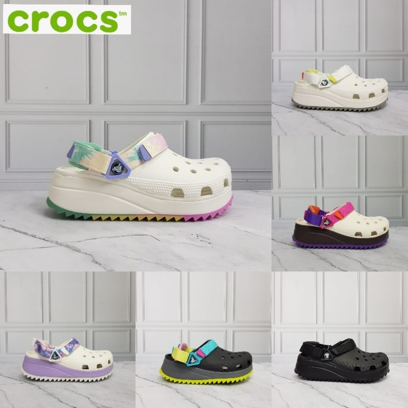 Crocs Hiker Clog รองเท้าแตะสําหรับผู้หญิง Crocs Classic Hiker Clog/ รองเท้าแตะ Crocs/ ผู้หญิง