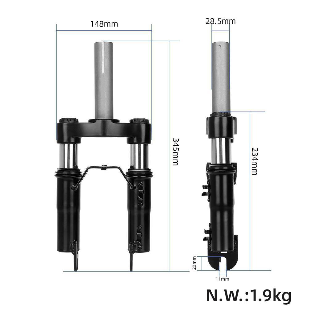 ไฟฟ้าสกูตเตอร์โช้คอัพ Kickstand และ Mudguard สำหรับ Ninebot F20 F25 F30 F40 F2Plus สกู๊ตเตอร์