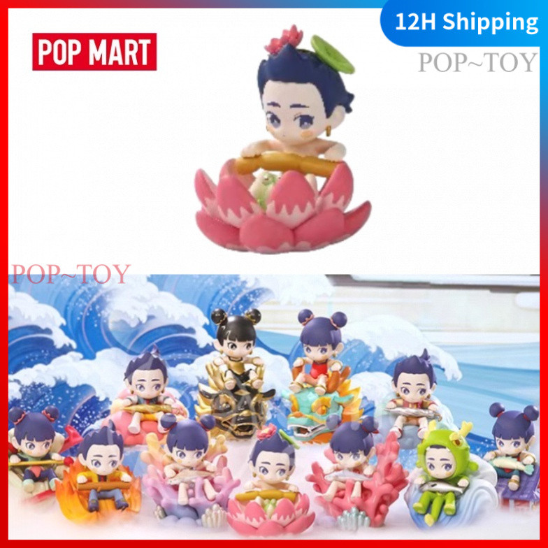 POPMART Fe-renzai‌ Dazed Nezha Series pop mart collectible figurine decorative gift