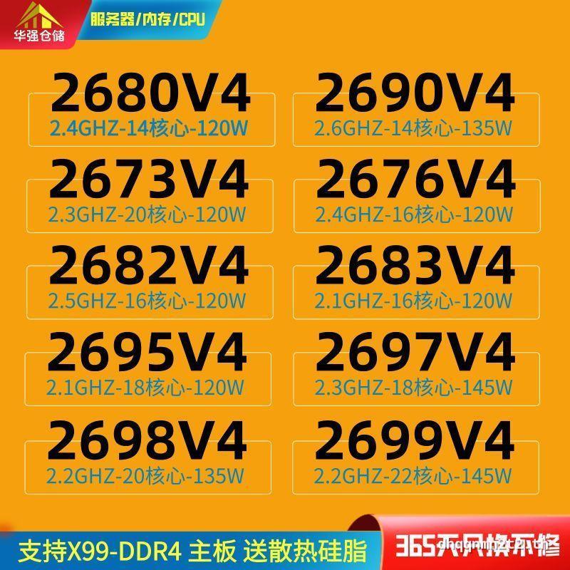 2680 2690 2673 2676 2682 2683 2695 2697 2698 2699V4 Series CPU Ready Stock