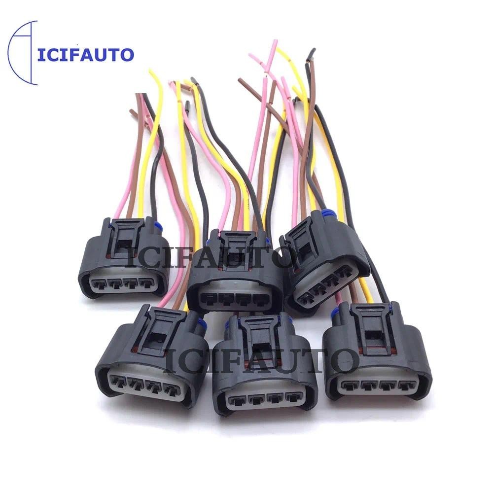 4/6 ชิ้นคอยล์จุดระเบิดเชื่อมต่อปลั๊กสายรัดสําหรับ Volvo S60 S80 V70 XC60 XC70 XC90 OE # 30684245