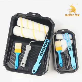 MUSCLE COW ถาดลูกกลิ้งทาสี 4นิ้ว/9นิ้ว แปรงลูกกลิ้ง 4 นิ้ว/7 นิ้ว/10 นิ้ว