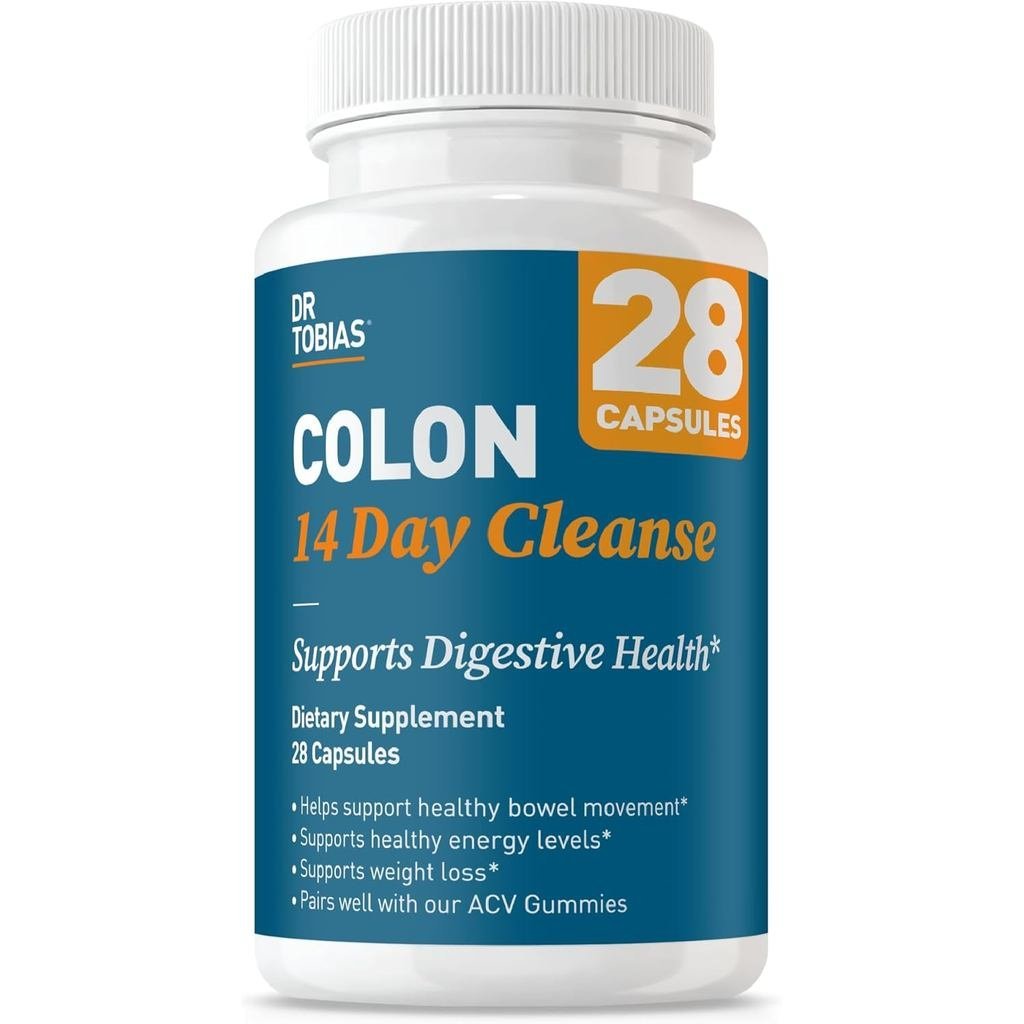 ดร. Tobias Colon Cleanse - Constipation Relief & Gut Health Support for Women & Men | 14 Day Colon C