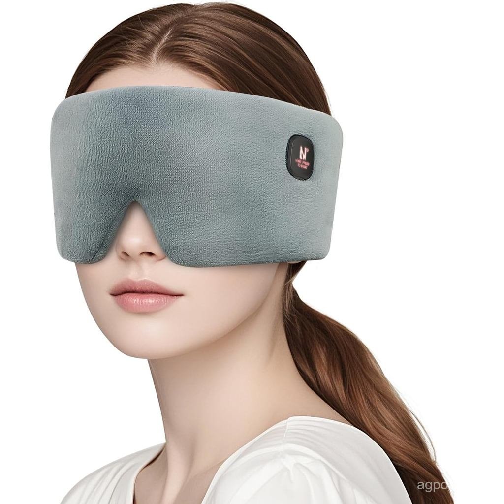 Heated Eye Mask, Wireless Warm Eye Compress สําหรับตาแห้ง MGD Stye Blepharitis, 2500mAh Electric Eye