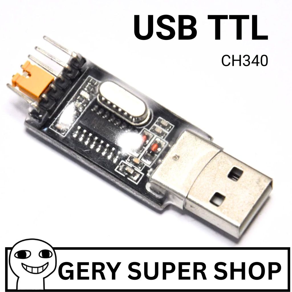 โมดูลบอร์ด USB เป็น TTL CH340 - ตัวแปลงอนุกรม USB เป็น TTL CH340