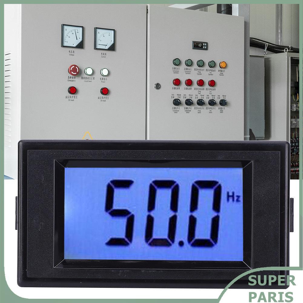 superparis D69‑HZ มิเตอร์วัดความถี่จอแสดงผลดิจิตอล 45.0-65.0Hz AC80-300V Cymometer พร้อมหน้าจอ LCD