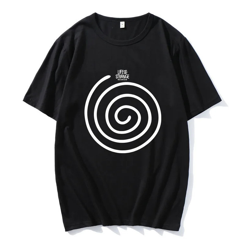 เสื้อยืดลายเกม Life Is Strange: Reunion คอกลม ผ้าฝ้าย แขนสั้น เสื้อยืดผู้ชาย ทรงหลวม สไตล์ลำลอง ยูนิ