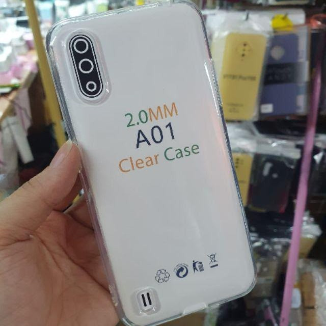 เคส ULTRATHIN SAMSUNG A01 / SAMSUNG A01 CORE SOFT CLEAR TRANSPARENT คุณภาพสูง