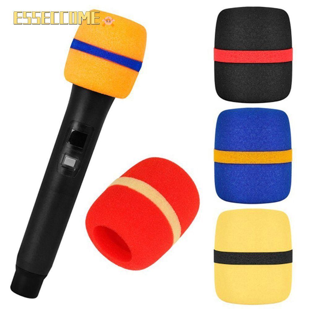 ESSECCOME 1 ชิ้นไมโครโฟน, ฟองน้ําหนาไมโครโฟนกระจก, Universal Reusable Mic Protector สําหรับสตูดิโอสัมภาษณ์คาราโอเกะ DJ