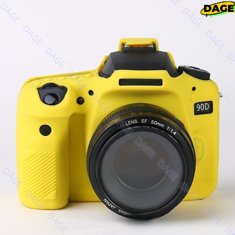 เคสซิลิโคนกล้อง SLR , สําหรับ Canon EOS 90D กล้องซิลิโคน 90D เคสป้องกันกระเป๋ากล้องอุปกรณ์เสริม